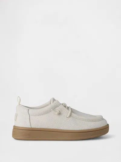 Gap Baby & Toddler Chambray Moc Sneakers In Bedrock Beige