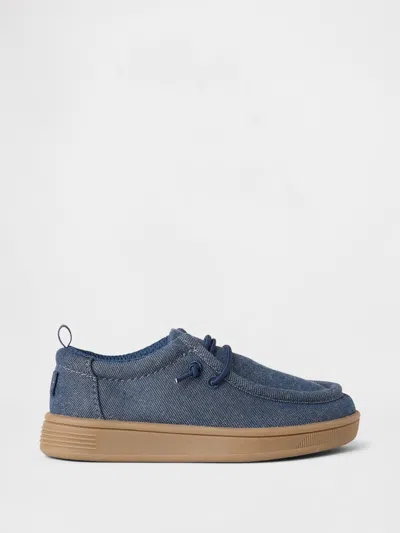 Gap Baby & Toddler Chambray Moc Sneakers In Chambray Blue