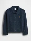 Gap Baby & Toddler Collared Button-front Sweater In Animal Print
