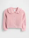 Gap Baby & Toddler Collared Cardigan Sweater In Pink