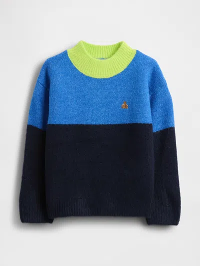 Gap Baby & Toddler Colorblock Sweater In Blue