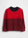 Gap Baby & Toddler Colorblock Sweater In Red