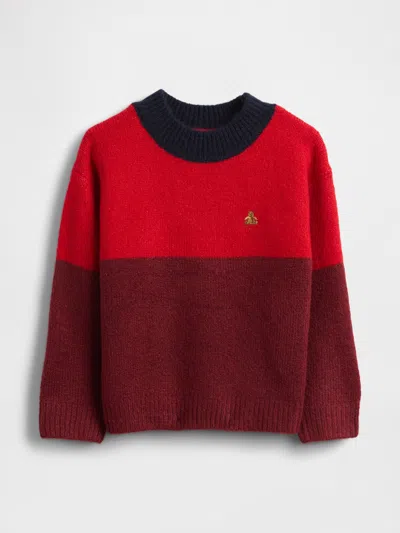 Gap Baby & Toddler Colorblock Sweater In Red