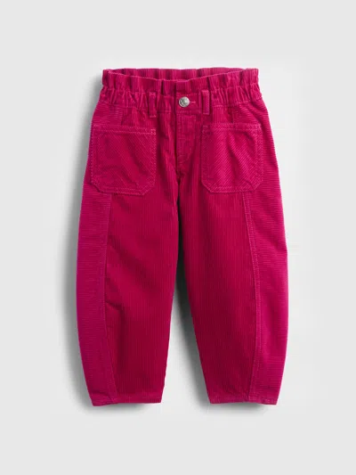 Gap Baby & Toddler Corduroy Horseshoe Pants In Pink