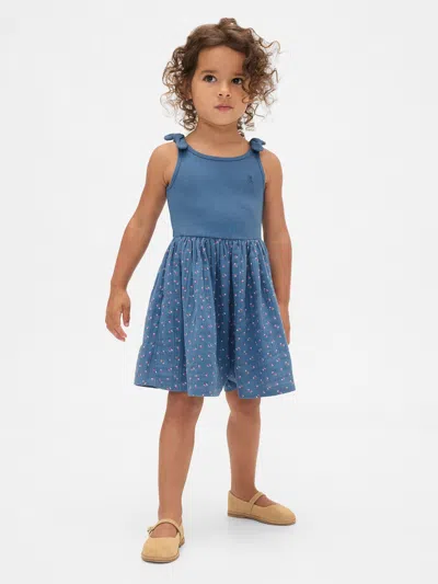 Gap Baby & Toddler Cotton Gauze Romper In Blue