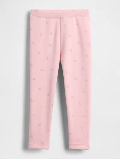 Gap Baby & Toddler Cozy-lined Leggings In Pink