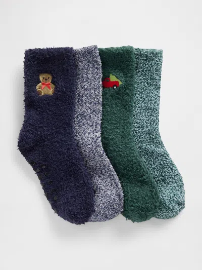 Gap Baby & Toddler Cozy Socks (4-pack) In Multi