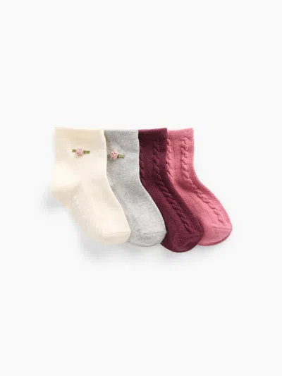 Gap Baby & Toddler Crew Socks (4-pack) In Multi