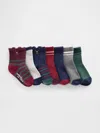 Gap Baby & Toddler Crew Socks (7-pack) In Multi