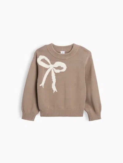 Gap Baby & Toddler Crew Sweater In Brown