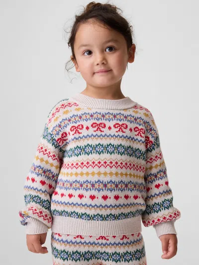 Gap Baby & Toddler Crew Sweater In Neutral