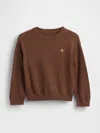 Gap Baby & Toddler Crewneck Sweater In Brown