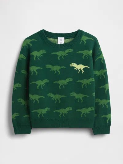 Gap Baby & Toddler Crewneck Sweater In Green