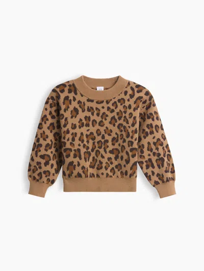 Gap Baby & Toddler Crewneck Sweater In Leopard