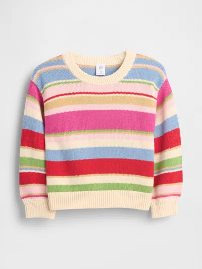 Gap Baby & Toddler Crewneck Sweater In Multi