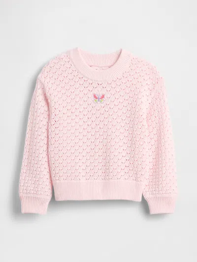 Gap Baby & Toddler Crewneck Sweater In Pink