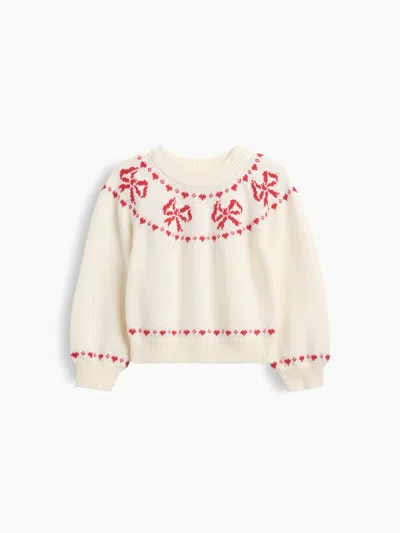 Gap Baby & Toddler Crewneck Sweater In White