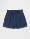 Gap Baby & Toddler Crinkle Gauze Pull-on Shorts In Medium Wash
