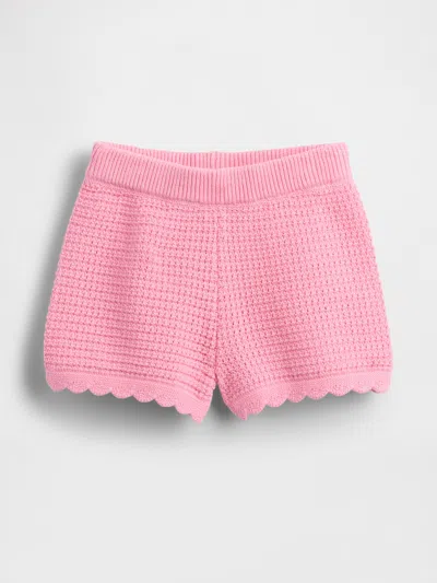 Gap Baby & Toddler Crochet Shorts In Pink