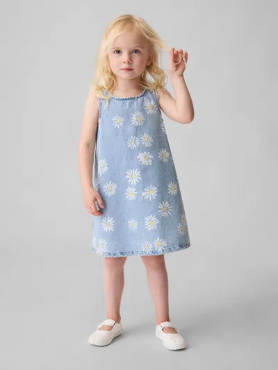 Gap Baby & Toddler Daisy Denim Dress In Blue