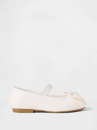 Gap Baby & Toddler Denim Ballet Flats In White Denim