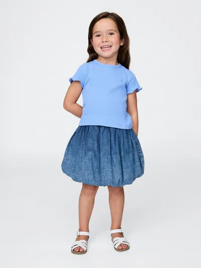 Gap Baby & Toddler Denim Bubble Skirt In Blue