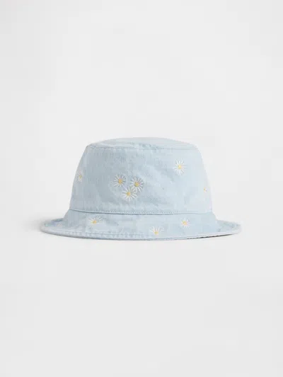 Gap Baby & Toddler Denim Daisy Bucket Hat In Blue