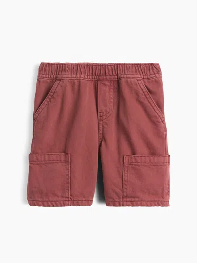 Gap Baby & Toddler Denim Pull-on Baggy Shorts In Washed Red