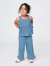 Gap Baby & Toddler Denim Ruffle Outfit Set