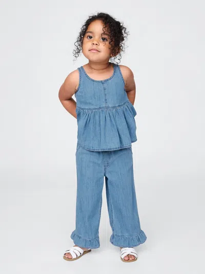 Gap Baby & Toddler Denim Ruffle Outfit Set
