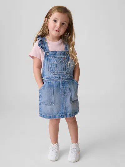 Gap Baby & Toddler Denim Ruffle Skirtall In Blue