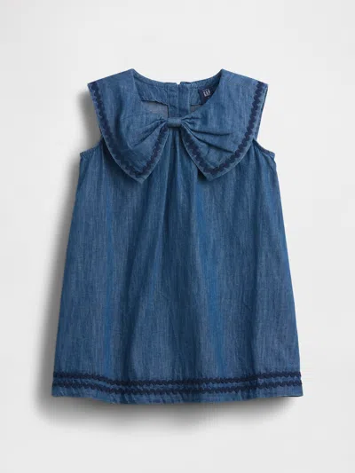 Gap Baby & Toddler Denim Sailor Dress In Blue