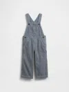 Gap Baby & Toddler Denim Stripe Baggy Overalls In Blue