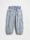 Gap Baby & Toddler Denim Stripe Horseshoe Jeans In Blue
