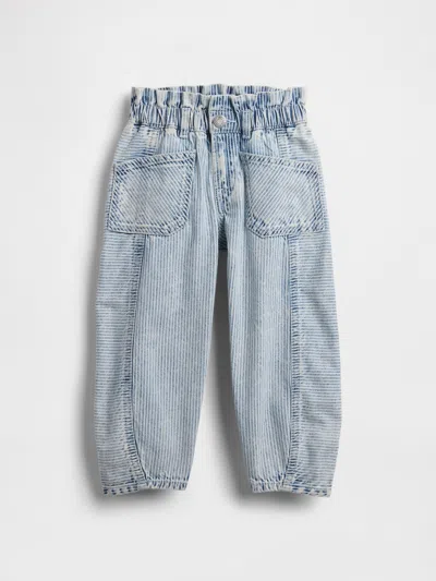 Gap Baby & Toddler Denim Stripe Horseshoe Jeans In Blue