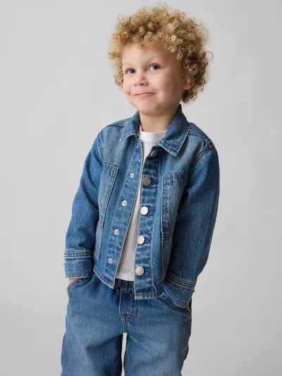 Gap Baby & Toddler Denim Workwear Jacket In Blue