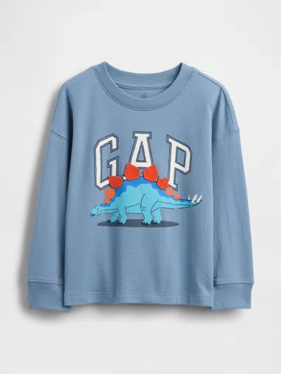 Gap Baby & Toddler Dino Logo T-shirt In Blue