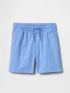 Gap Baby & Toddler Pull-on Shorts In Shirting Blue