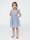 Gap Baby & Toddler Eyelet Dress In Light Indigo