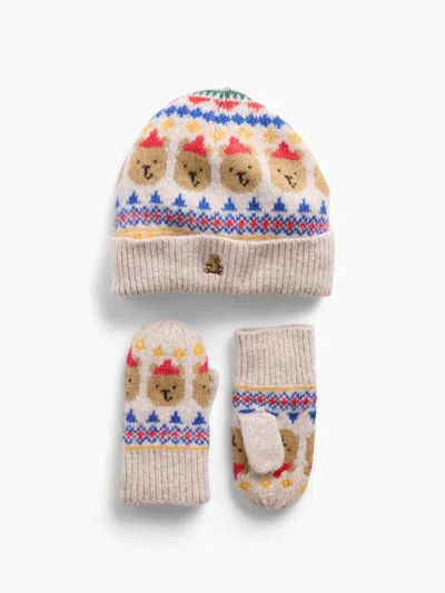 Gap Baby & Toddler Fair Isle Beanie & Mittens Set In Multi