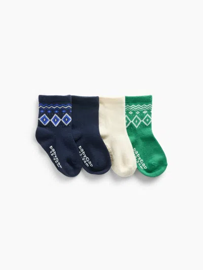 Gap Baby & Toddler Fair Isle Crew Socks (4-pack) In Multi