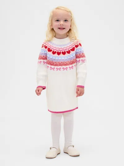 Gap Baby & Toddler Fair Isle Sweater Dress In Multi