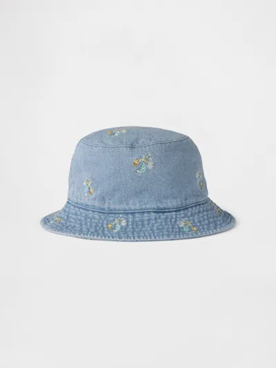 Gap Baby & Toddler Floral Denim Bucket Hat