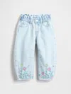 Gap Baby & Toddler Floral Horseshoe Jeans In Blue