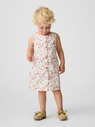 Gap Baby & Toddler Floral Jumper Dress In Fall Multi