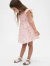 Gap Baby & Toddler Flutter-sleeve Dress In Pink