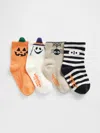 Gap Baby & Toddler Halloween Crew Socks (4-pack) In Multi