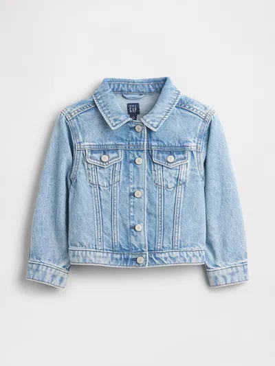 Gap Baby & Toddler Heart Denim Jacket In Blue