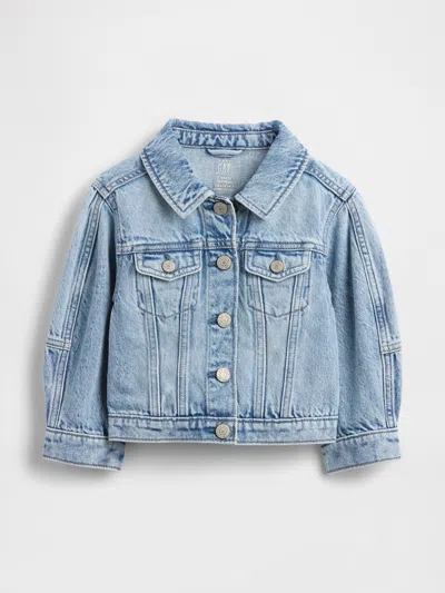 Gap Baby & Toddler Heart Denim Jacket In Brown