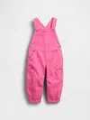 Gap Baby & Toddler Heart-pocket Horseshoe Overalls In Pink